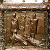 Novgorod district. Veliky Novgorod. Cathedral of Sophia, the Divine Wisdom. Fragment. Korsunsky Gate. XII