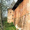 Novgorod district. Veliky Novgorod. Kremlin. Wall and Mitropolichya Tower. XV