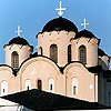 Novgorod district. Veliky Novgorod. Cathedral of Nicolas on Yaroslav's Site. XII