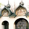 Novgorod district. Veliky Novgorod. Gate of Church of The Sign Icon of the Virgin. XVII