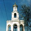 Novgorod district. Yurevo. Yurev Monastery. Belfry. XIX Sokolov