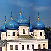 Novgorod district. Yurevo. Yurev Monastery. Church of Exaltation of the Cross. XVIII