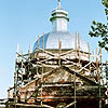 Novgorod district. Khotyazh. Klopsky Monastery. Trinity Church. XVI