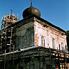 Novgorod district. Khotyazh. Klopsky Monastery. Trinity Church. XVI