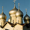 Novgorod district. Veliky Novgorod. Church of Boris and Gleb. XVI