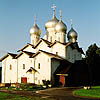 Novgorod district. Veliky Novgorod. Church of Boris and Gleb. XVI