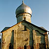 Novgorod district. Veliky Novgorod. Church of John the Theologian on Vitka (in Radokovitsy). XIV