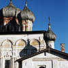 Novgorod district. Veliky Novgorod. Derevyanitsky Monastery. Resurrection Church. Fragment. XVIII F.Alexeyev