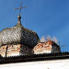 Novgorod district. Veliky Novgorod. Derevyanitsky Monastery. Resurrection Church. Fragment. XVIII F.Alexeyev