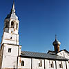 Novgorod district. Veliky Novgorod. Derevyanitsky Monastery. Assumption Church. XVIII