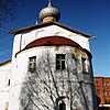 Novgorod district. Veliky Novgorod. Derevyanitsky Monastery. Assumption Church. XVIII