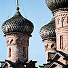 Novgorod district. Veliky Novgorod. Monastery of Holy Spirit. Trinity Church. Fragment. XVI