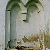 Novgorod district. Veliky Novgorod. Trinity Church at Redyatina street. Fragment. XIV 