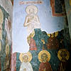 Novgorod district. Veliky Novgorod. Zverin Monastery. Church of Simeon. Interior. XV