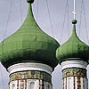 Novgorod district. Vyazhischi. Vyazhisky Monastery. Church of John the Theologian. Fragment. XVII