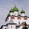 Novgorod district. Vyazhischi. Vyazhisky Monastery. Church of Nicolas. XVII