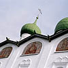 Novgorod district. Vyazhischi. Vyazhisky Monastery. Church of Nicolas. Fragment. XVII