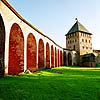 Novgorod district. Veliky Novgorod. Kremlin. Tower.