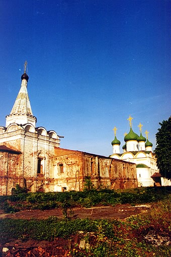 Nyzhny Novgorod. Pechersky Monastery. Assumption Church. XVIII Antip Vozoulin.