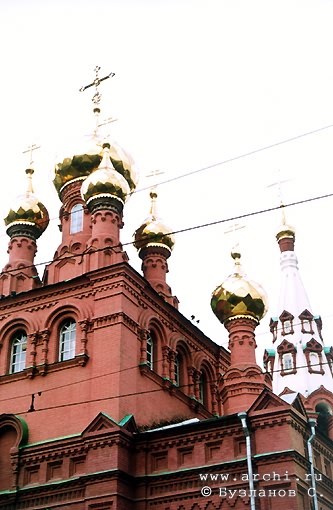 Perm district. Perm. Ascension Church. Fragment. 