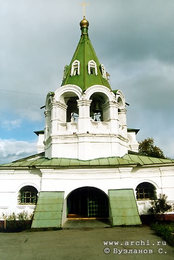 Solikamsk district. Solikamsk. Transfiguration Monastery. Transfiguration Church. Bell-tower. XVII  .