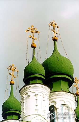 Solikamsk district. Solikamsk. Transfiguration Monastery. Transfiguration Church. Fragment. XVII  .