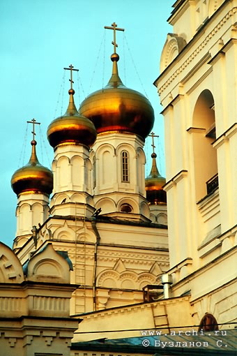 Perm district. Perm. Trinity Monastery. Trinity Church. Fragment. XIX