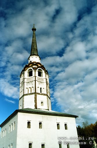 Solikamsk district. Solikamsk. Belfry of complex of churches. XVIII