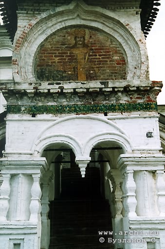 Solikamsk district. Solikamsk. Trinity church. Fragment. XVII