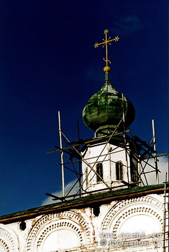 Solikamsk district. Solikamsk. Ascension Monastery. Ascension Church. Fragment. XVII-XVIII