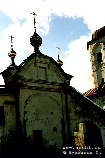 Solikamsk district. Solikamsk. Ascension Monastery. Main Gate. XVII