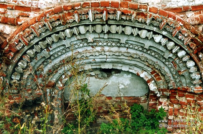 Solikamsk district. Solikamsk. Church of Exaltation of the Cross. Fragment. XVII-XVIII