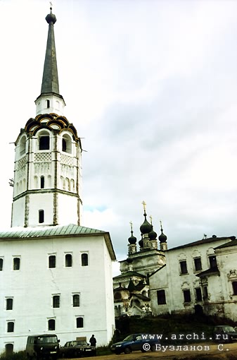 Solikamsk district. Solikamsk. Belfry of complex of churches. XVIII