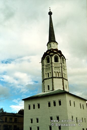 Solikamsk district. Solikamsk. Belfry of complex of churches. XVIII