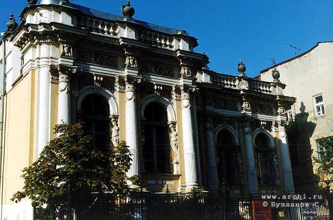 Rostov district. Rostov-na-Donu. Mansion of Dombrovsky (Museum of Arts). XIX N.Doroshenko