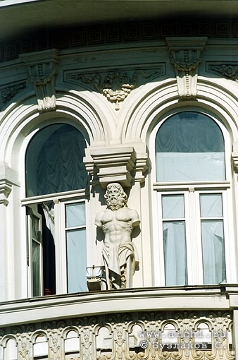 Rostov district. Rostov-na-Donu. Municipal Duma (Town council). Fragment. XIX A.Pomerantsev