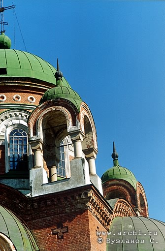 Novocherkask district. Novocherkask. Church of Alexandre Nevsky. Fragment. XIX N.Anokhin