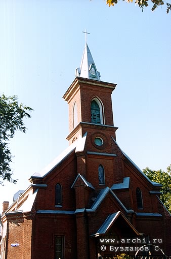 Novocherkask district. Novocherkask. Lutheran church. XIX N.Roller