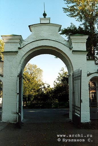 Axay district. Starocherkasskaya. Yephremovsky Monastery. Saint Gate. XIX