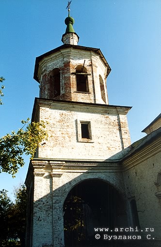 Axay district. Starocherkasskaya. Church of Saint Apostles Peter and Paul. Belfry. XVIII