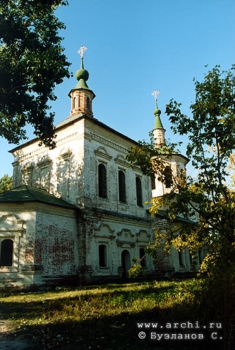 Axay district. Starocherkasskaya. Church of Saint Apostles Peter and Paul. XVIII