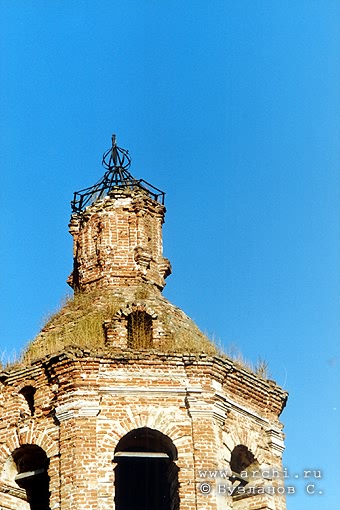 Axay district. Starocherkasskaya. Transfiguration Church (Ratnaya). Belfry. Fragment. XVIII