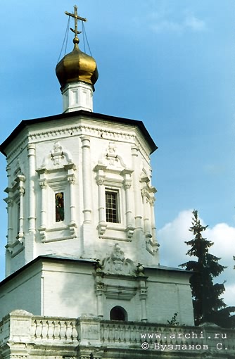 Ryazansky district. Solotcha. Intercession Monastery. Gate-church of John the Precursor. XVII Ya.Bukhvostov