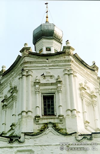 Ryazansky district. Solotcha. Intercession Monastery. Church of Holy Spirit. Fragment. XVII Ya.Bukhvostov