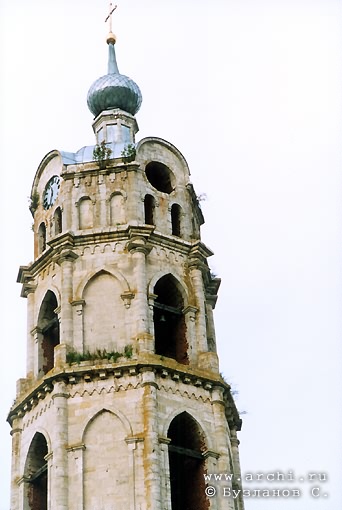 Kasimovsky district. Gus-Zhelezny. Trinity Church. Fragment. XIX I.Gagin