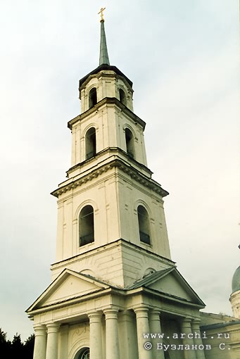 Spas-Klepikovsky district. Spas-Klepiki. Transfiguration Church. Belfry. XIX 