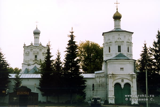 Ryazansky district. Solotcha. Intercession Monastery. Church of John the Precursor. Fragment. XVII Ya.Bukhvostov