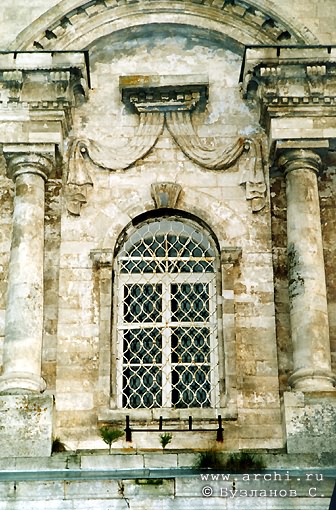 Kasimovsky district. Gusevsky country church-yard. Transfiguration Church. Fragment. XIX