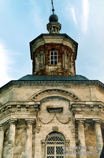 Kasimovsky district. Gusevsky country church-yard. Transfiguration Church. Fragment. XIX