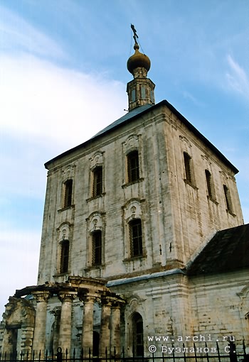 Kasimovsky district. Gusevsky country church-yard. Church of Nicolas. XVIII